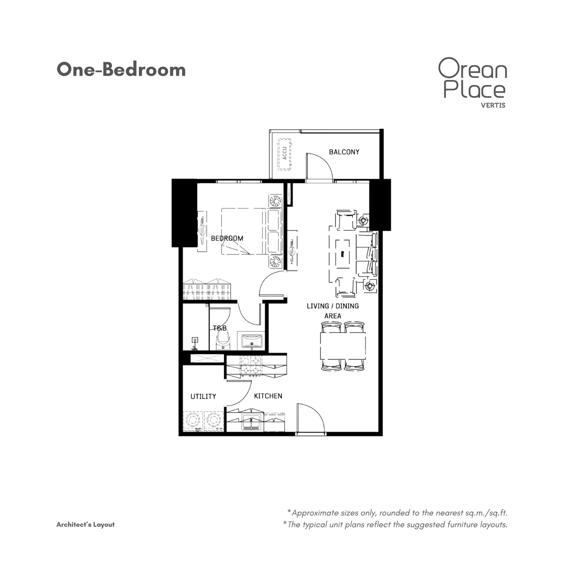 Orean Place | 1BR 54sqm Condo for Sale in Quezon City