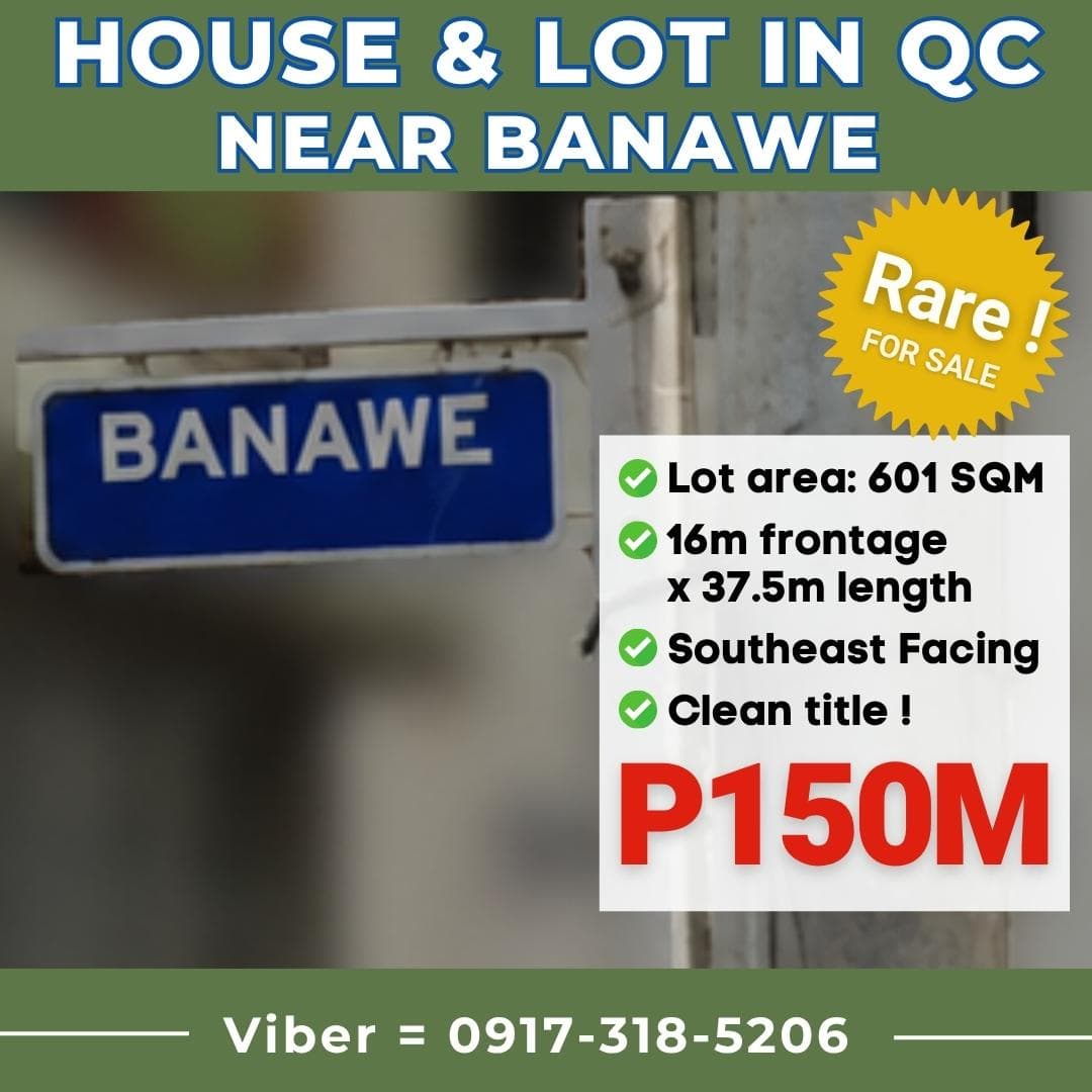 🌟House & Lot in QC (near Banawe) for sale