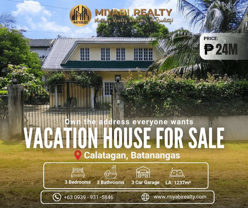 Ready For Occupancy Fully Furnished 24M 2 Storey Vacation House For Sale in Calatagan Batangas - LSS
