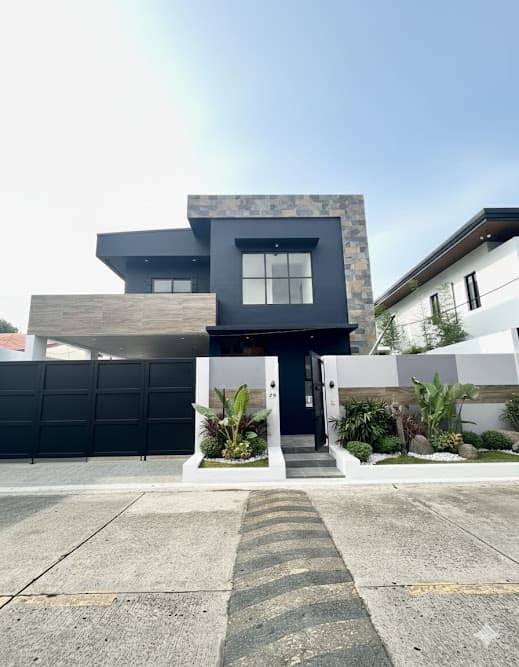 Modern Two Storey House and Lot for Sale in Paranaque BF Homes Village 2 Carport - JB