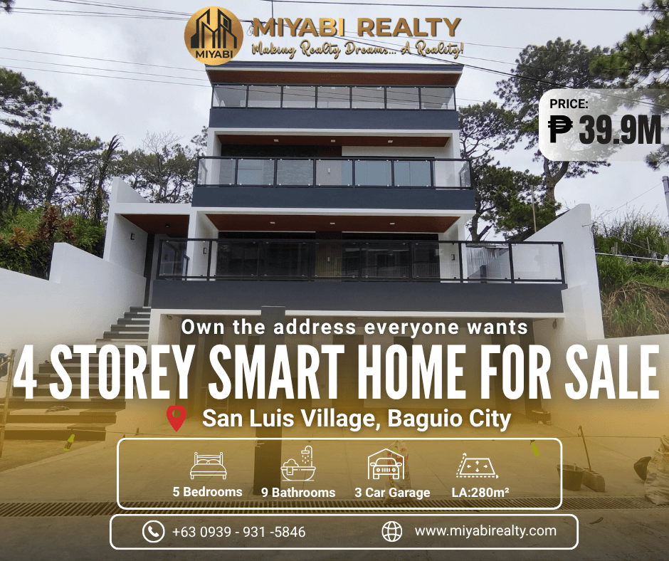 5 Bedroom Ready For Occupancy House For Sale in San Luis, Baguio City Near Town - LSS