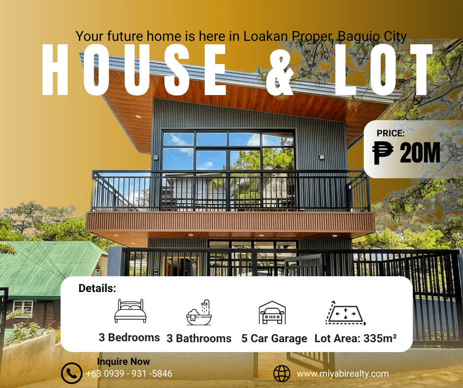 Ready For Occupancy 2-Storey House For Sale in Loakan, Baguio City | 3BR with Expandable Basement - LSS
