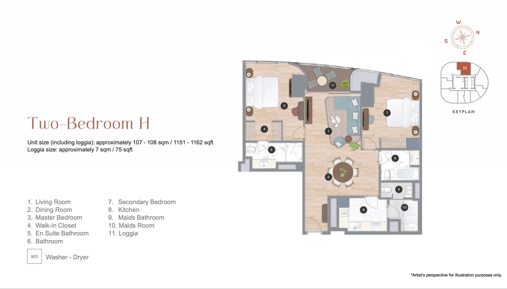 Haraya Residences | 2BR 109sqm Condo for Sale in Pasig City